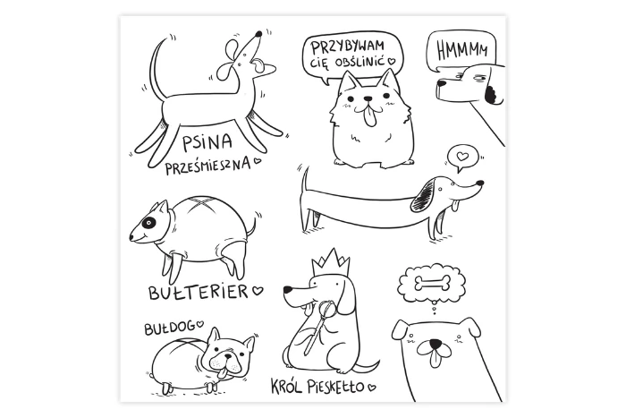 Pieskie naklejki.webp